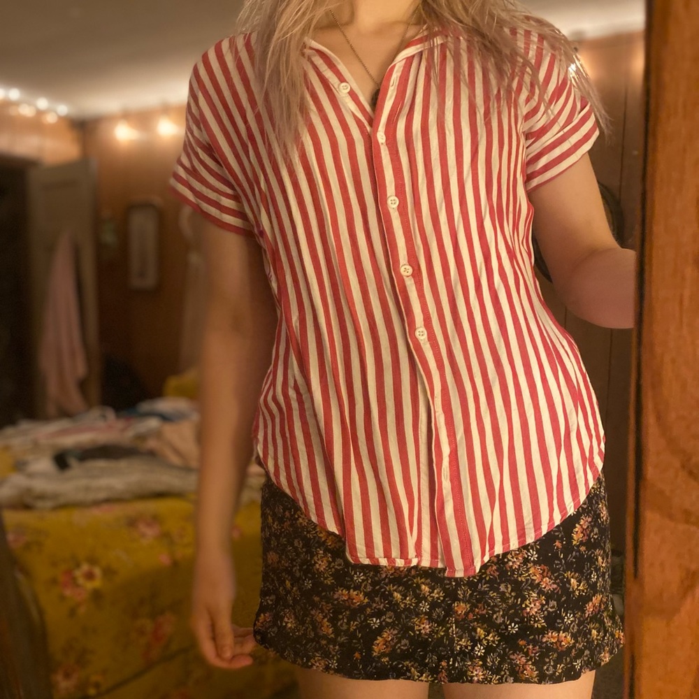 Striped Button Up Shirt